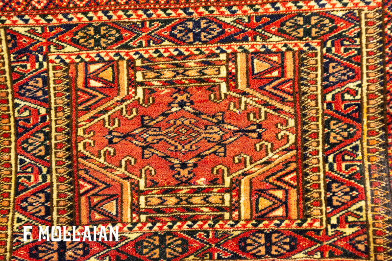 Antique Turkmen Sella Rug n°:81865890